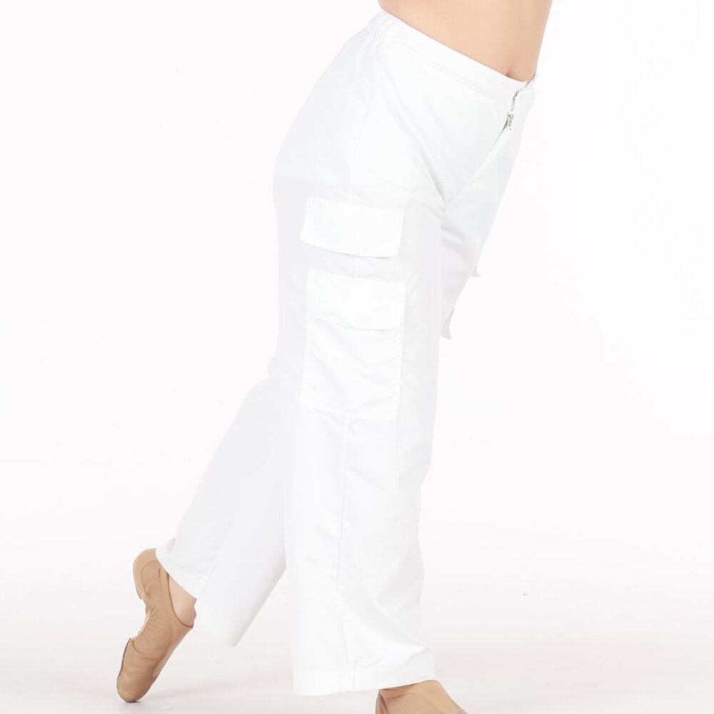 Weissman AM White Cargo Pants Dance Costume